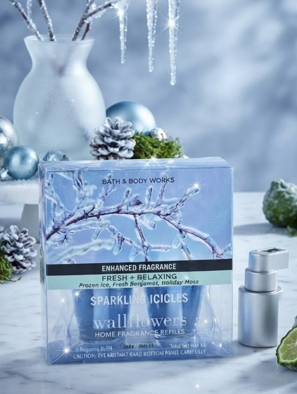 Bath & Body Works Sparkling Icicles Wallflowers Refills